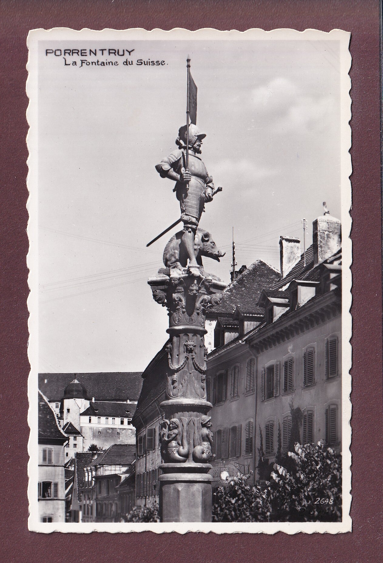 PORRENTRUY - Fontaine du Suisse