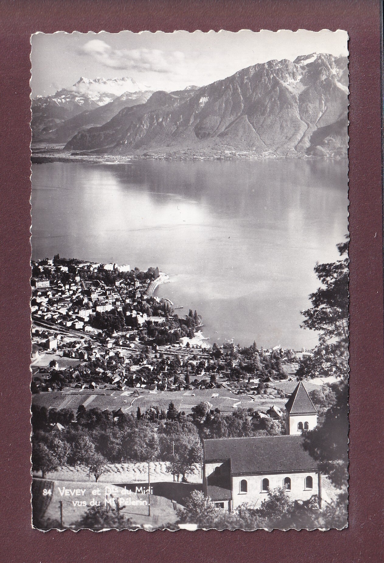 VEVEY vu du Mont Pèlerin