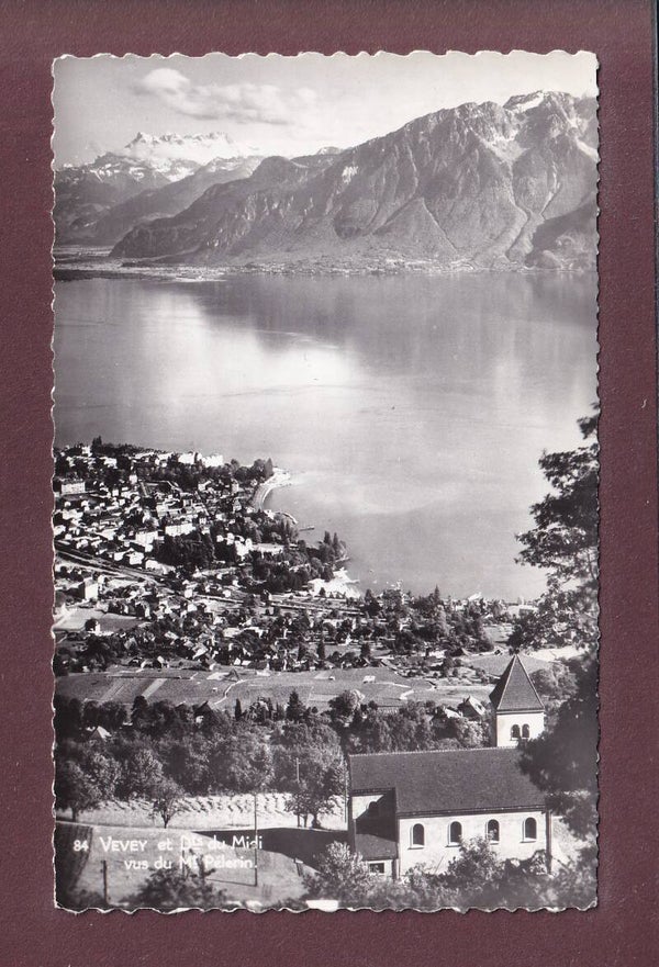 VEVEY vu du Mont Pèlerin