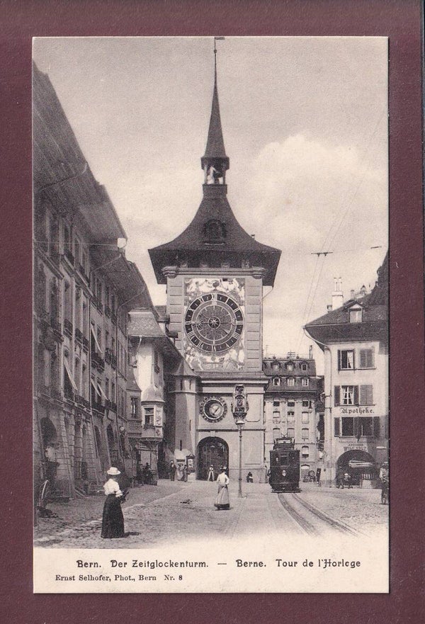 BERN - Zeitglockenturm - Tram - Apotheke