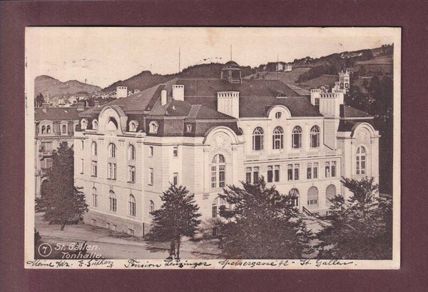 ST. GALLEN - Tonhalle - 1916