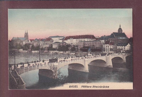 BASEL - Mittlere Rheinbrücke