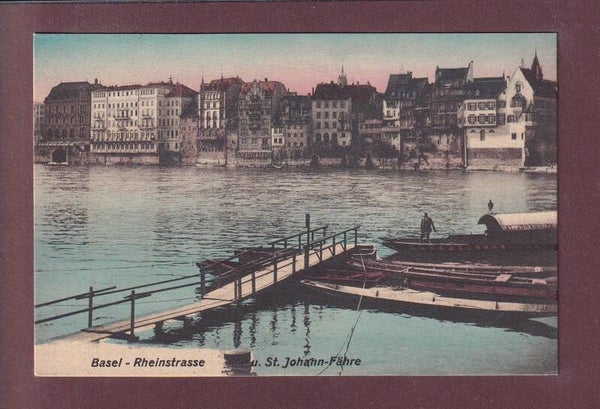 BASEL - Rheinstrasse - St. Johann-Fähre