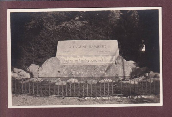 MONTREUX - Monument Eugène Rambert