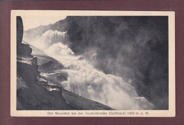 REUSSFALL bei der Teufelsbrücke