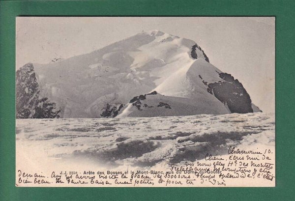 MONT-BLANC - Arête des Bosses - 1903
