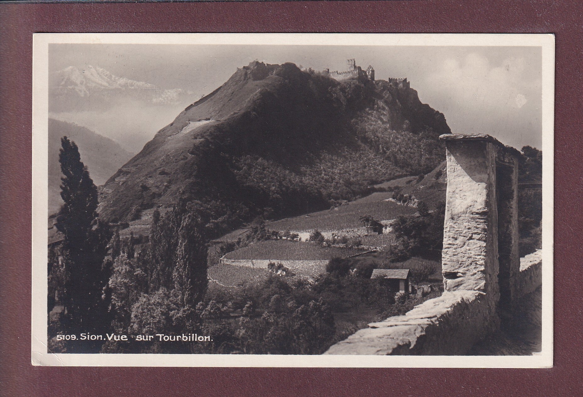 SION - Vue sur Tourbillon