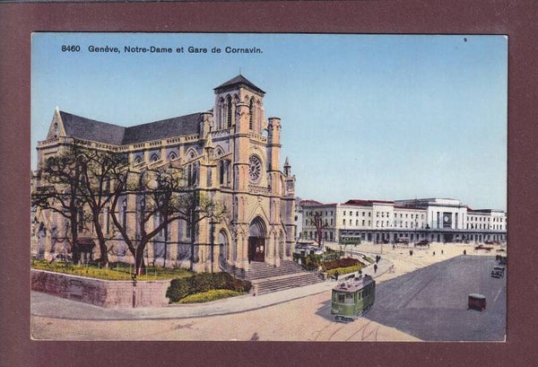 GENEVE - Notre-Dame - Gare de Cornavin - Tram