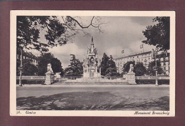 GENEVE - Monument Brunswick