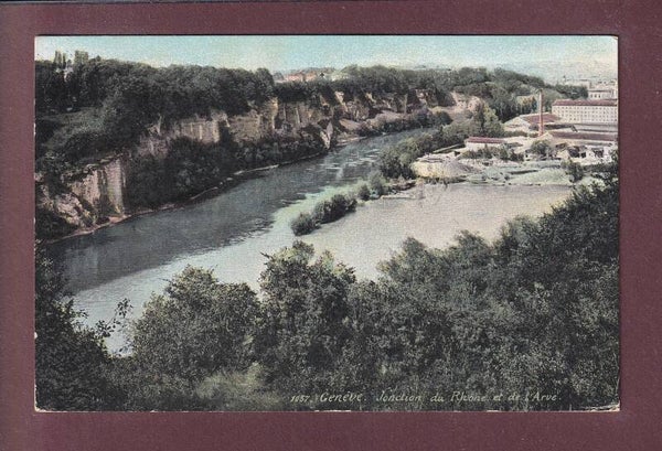 GENEVE - Jonction Rhône et Arve