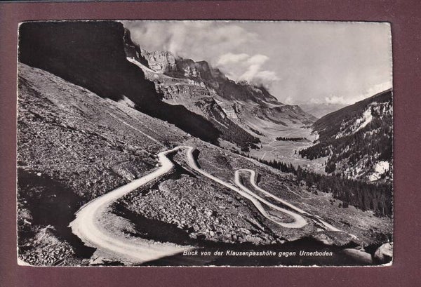 Blick von der KLAUSENPASSHÖHE gegen Urnerboden