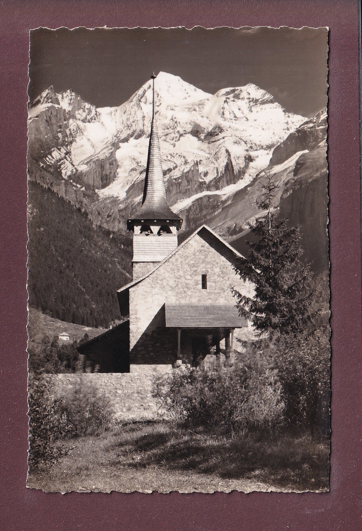 KANDERSTEG - Kirche - Blümlisalp