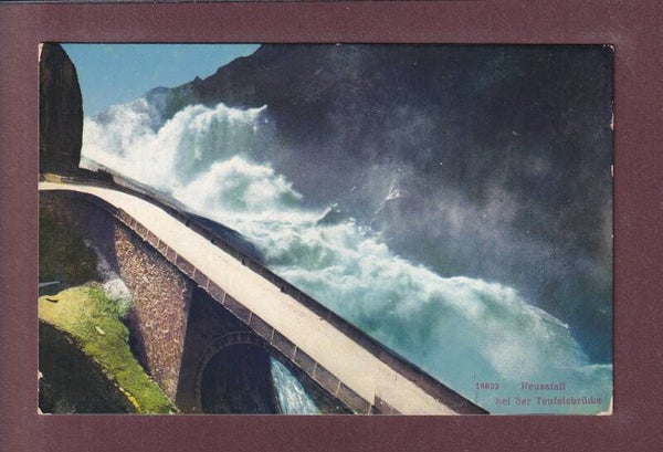 REUSSFALL bei der Teufelsbrücke