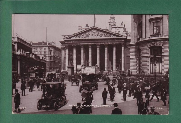 LONDON - Royal Exchange - 1912 // fold //
