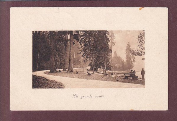 LA GRANDE ROUTE - Oblitération Boudry 1909