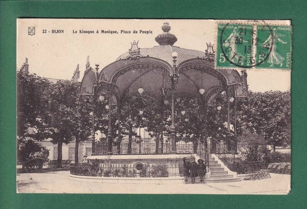 DIJON - Kiosque à musique - 1913