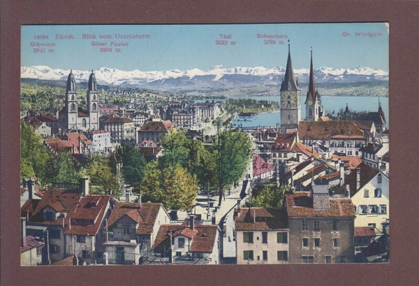ZÜRICH - Blick vom Uraniaturm