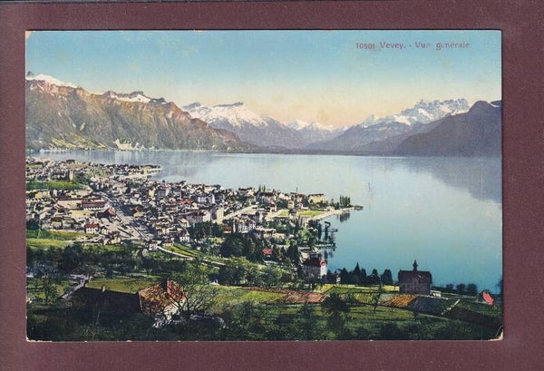 VEVEY - Vue générale - 1917