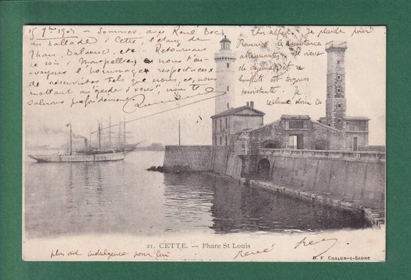 CETTE - Phare St. Louis - 1903