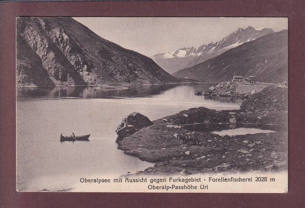 OBERALPSEE - Forellenfischerei - 1916