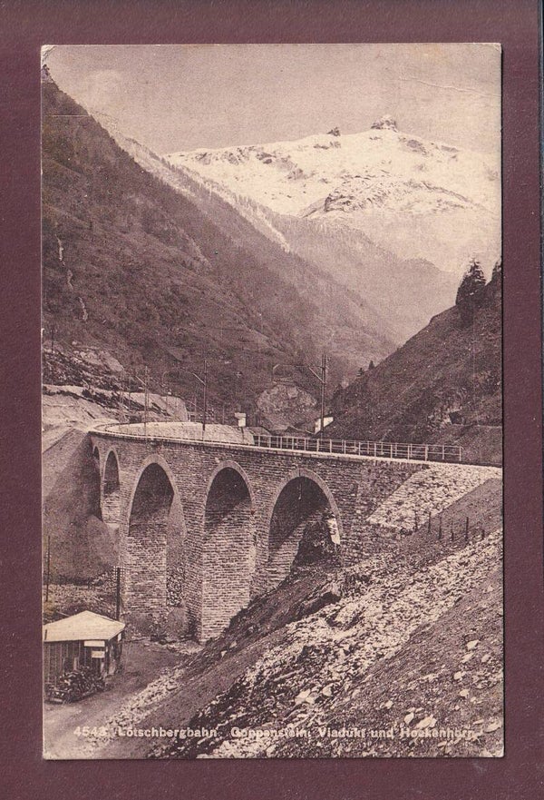 Goppenstein - VIADUKT - Hockenhorn - 1913