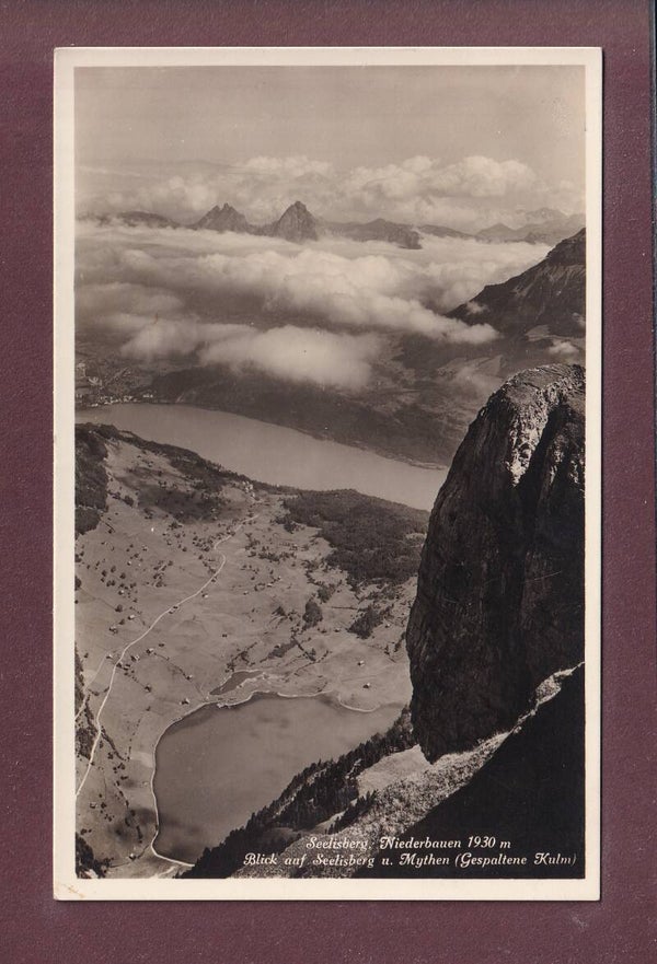 Niederbauen - Blick auf SEELISBERG und Mythen - 1931