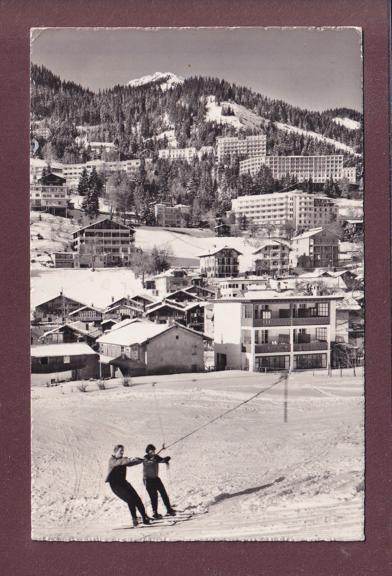 LEYSIN - Skilift du Corbelet - 1960