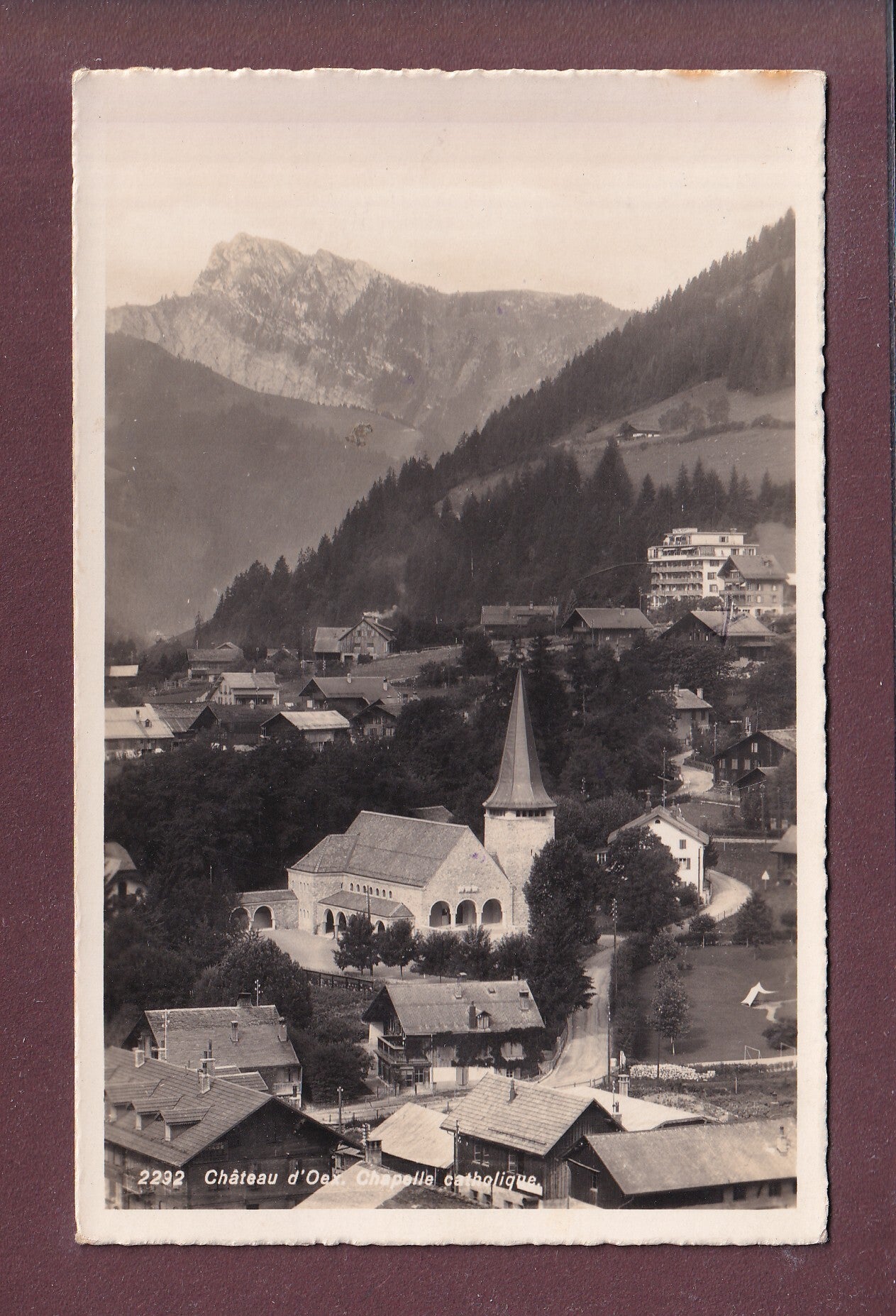 CHÂTEAU D'OEX - Chapelle catholique - 1951