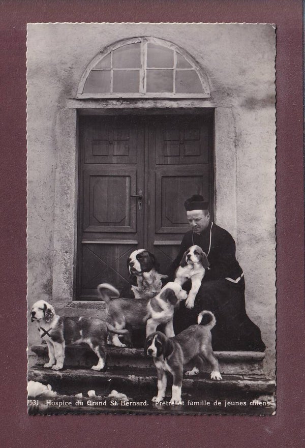 GRAND-SAINT-BERNARD - Maître et Chien - 1933