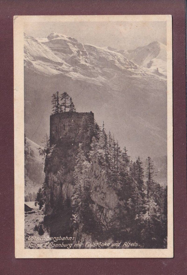 Ruine FELSENBERG - Fisistöcke - 1918 Feldpost