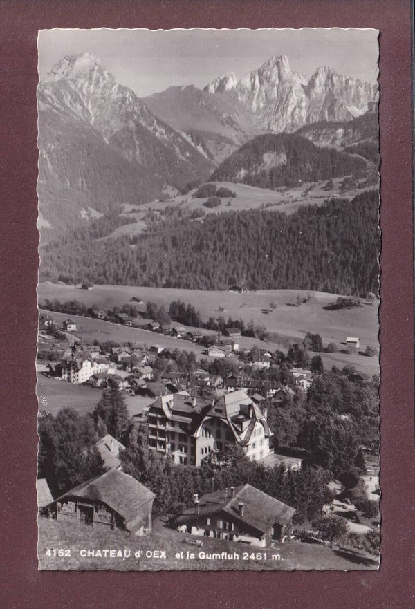 CHÂTEAU D'OEX - Gumfluh - 1954