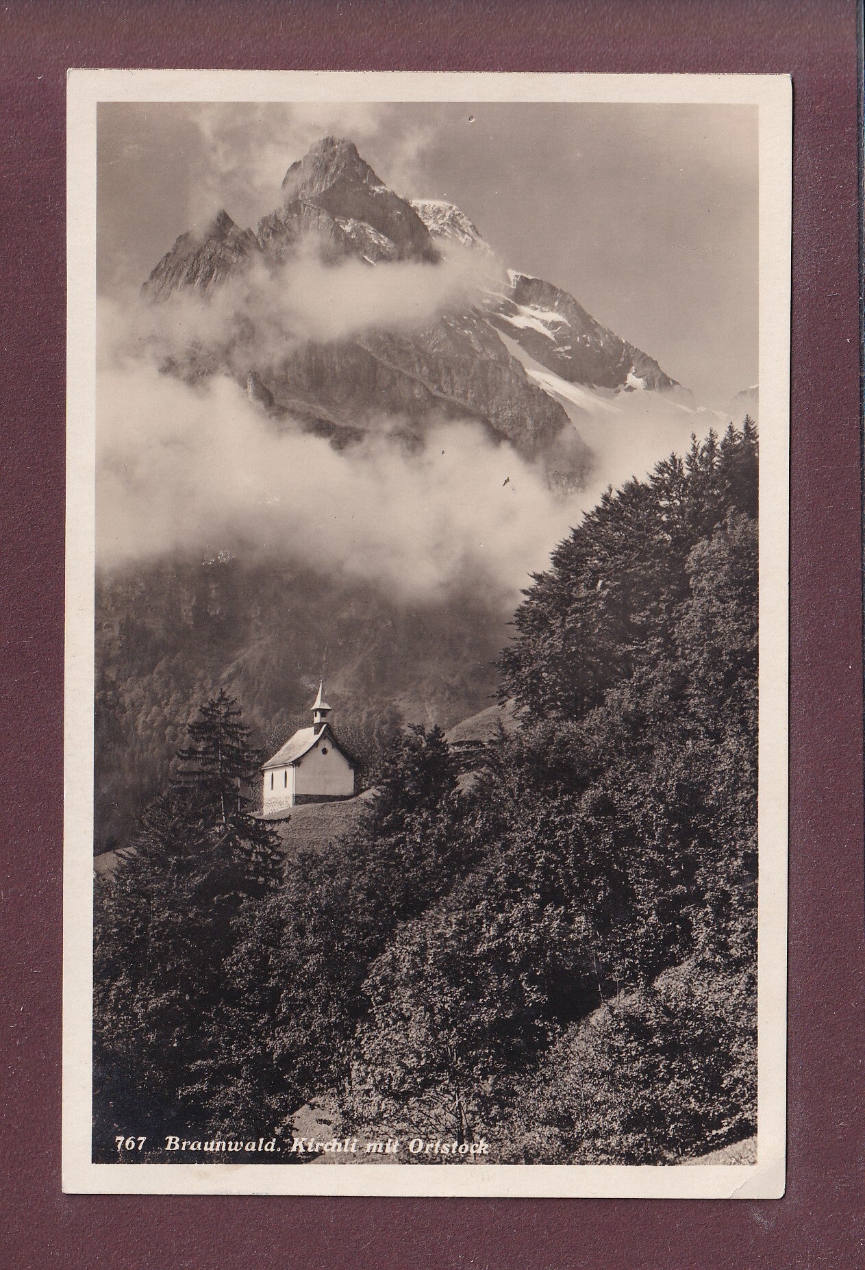 BRAUNWALD - Kirchli - Ortstock - 1931 // kleines Loch //