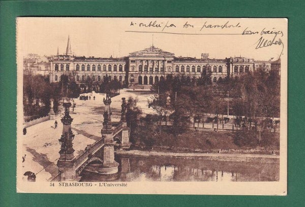 STRASBOURG - Université - 1936