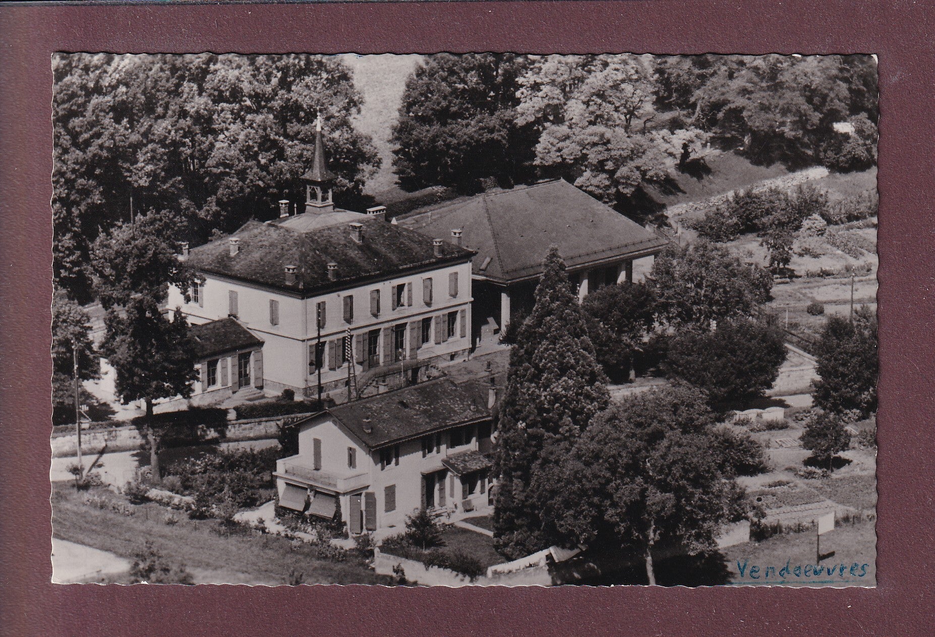 VANDOEUVRES - Vue aérienne - Mairie et Ecole