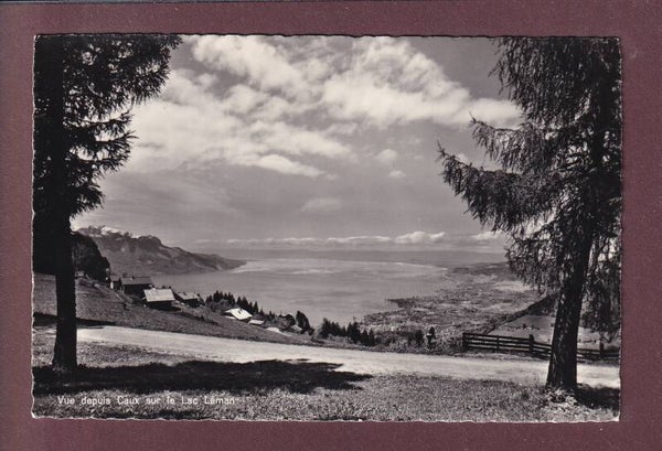 CAUX - Vue sur le Léman