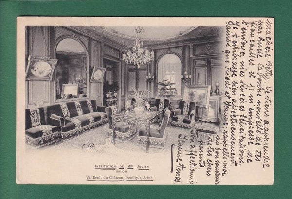 NEUILLY-SUR-SEINE - Institution de Mlle Julien - 1906