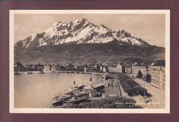 LUZERN - Schweizerhofquai - Schiffe