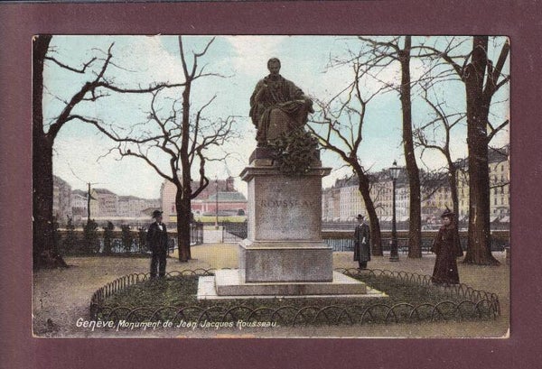 GENEVE - Monument Rousseau