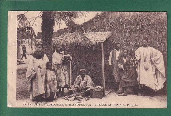 STRASBOURG - Expo coloniale 1924 - Le piroguier