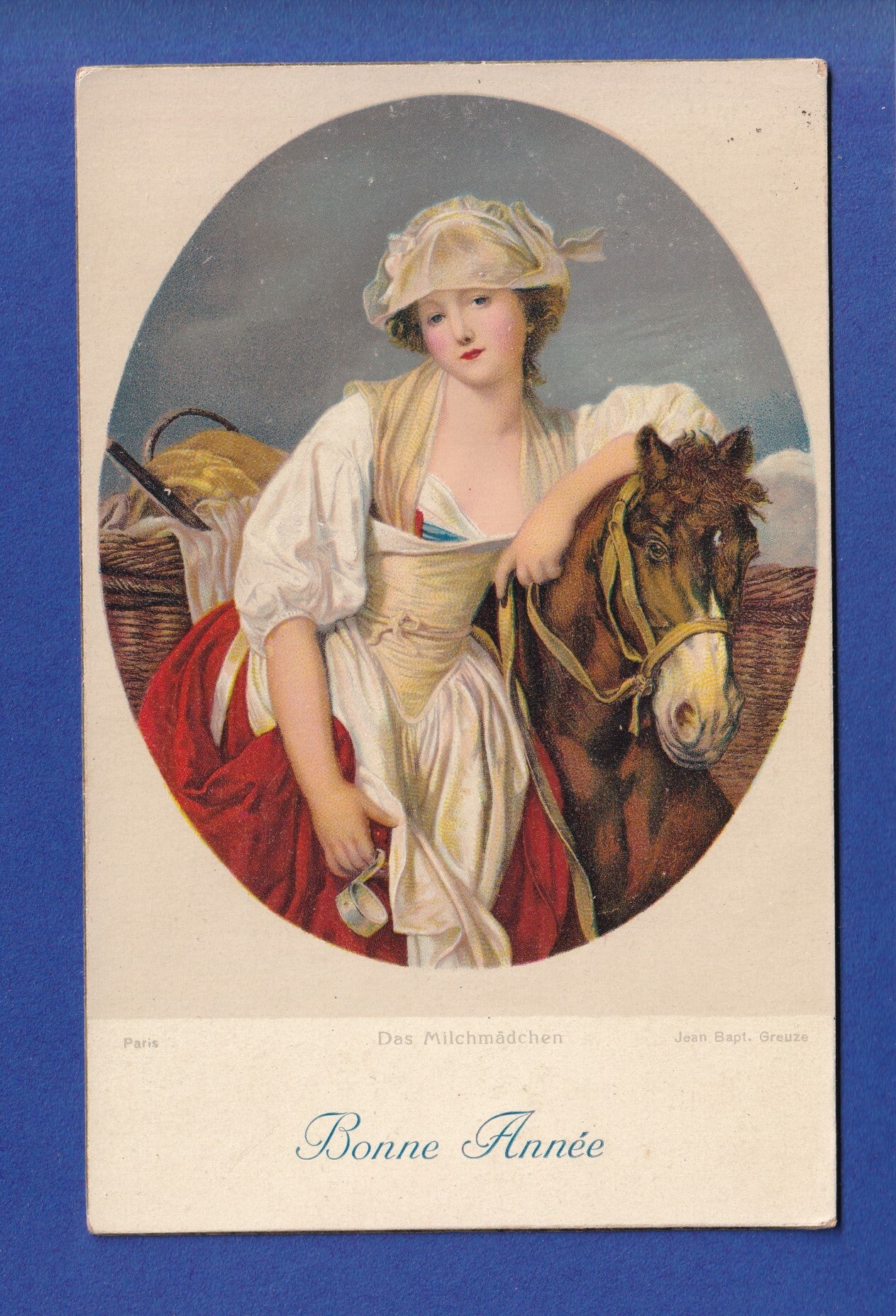 NOUVEL AN - Femme - Cheval - 1925