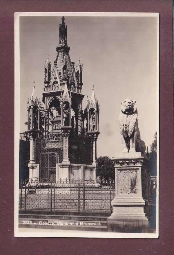 GENEVE - Monument Brunswick