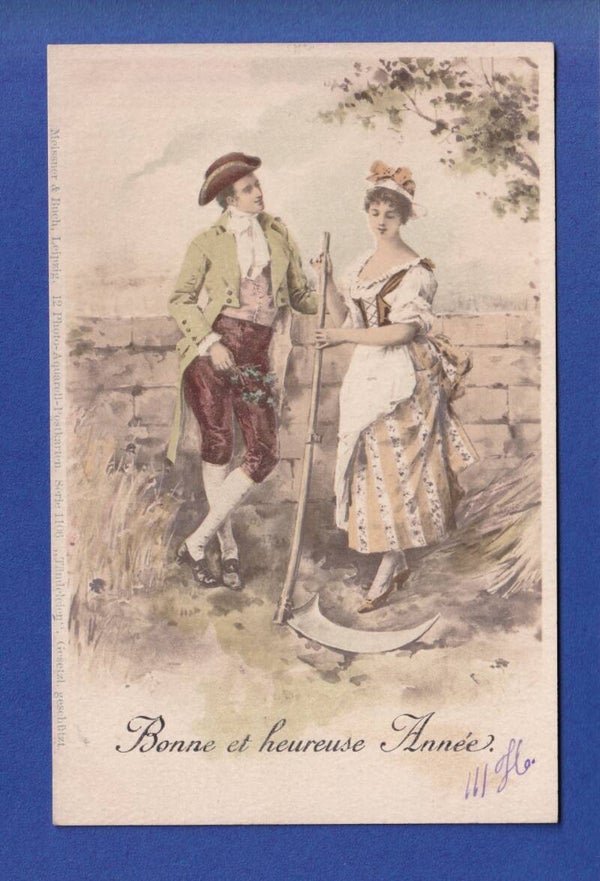 NOUVEL AN - Couple - 1903