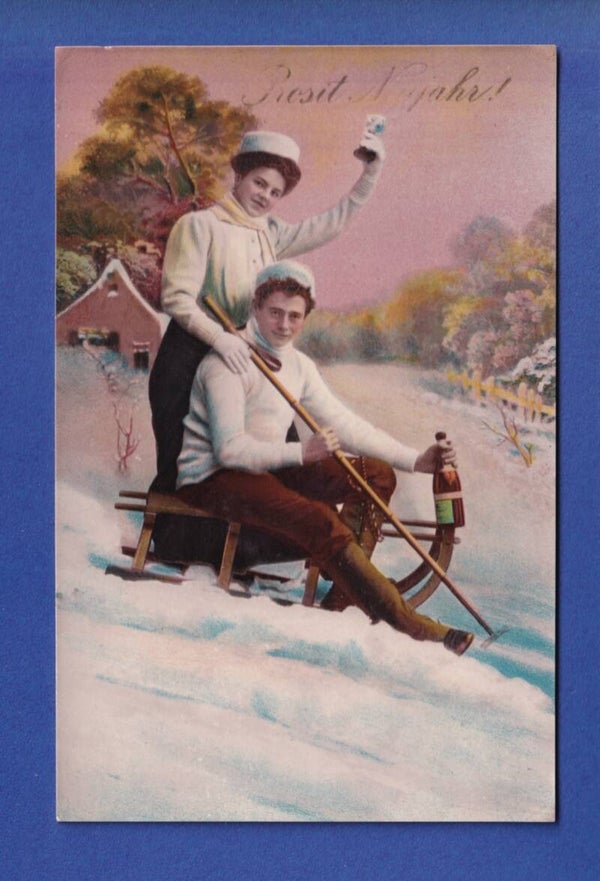 NEUJAHR - Ehepaar - 1909