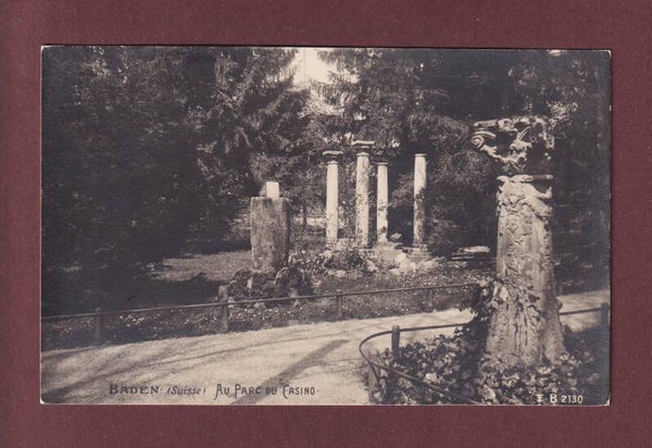 BADEN - Au parc du Casino - 1907