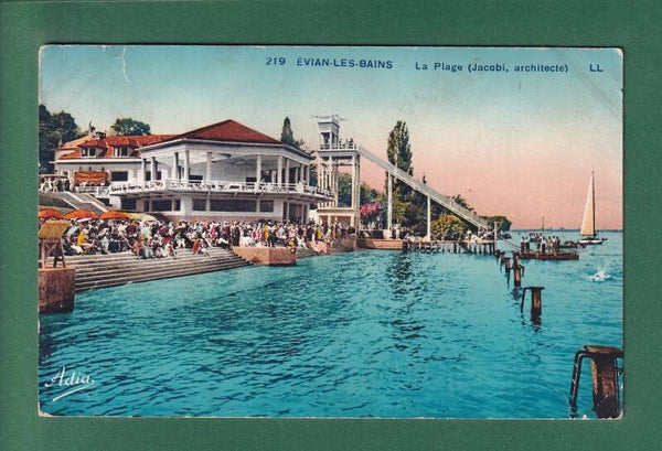EVIAN-LES-BAINS - La Plage // déchirure //