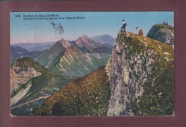 ROCHERS DE NAYE - Dent de Jaman - Cape au Moine - 1939