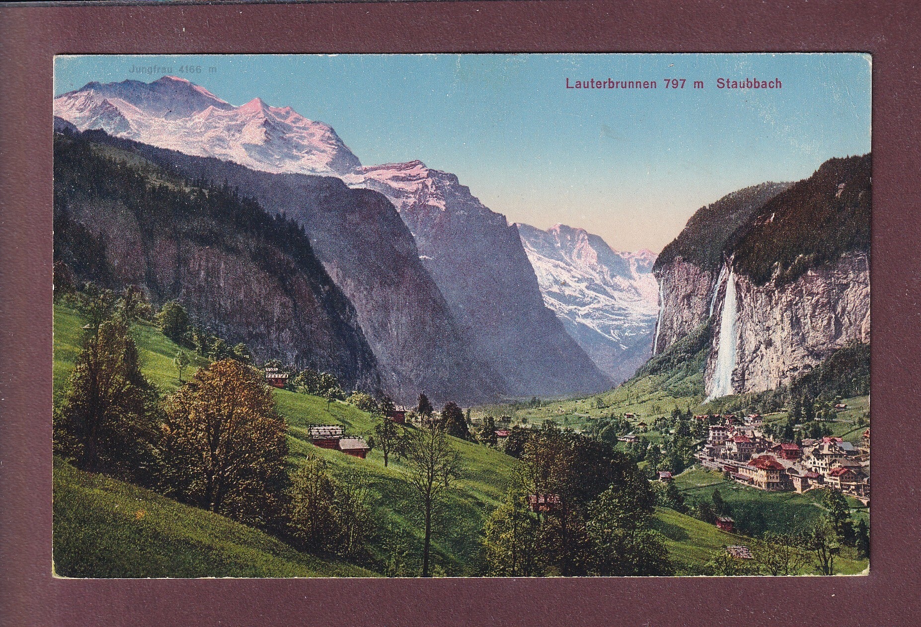 LAUTERBRUNNEN - Staubbach - 1926