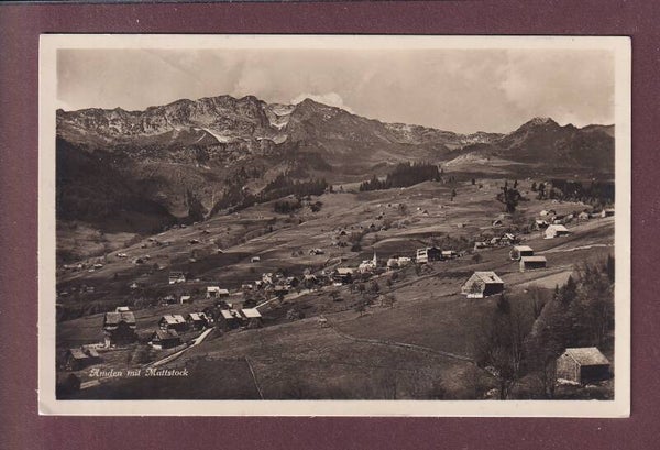 AMDEN - Mattstock - Bahnstempel