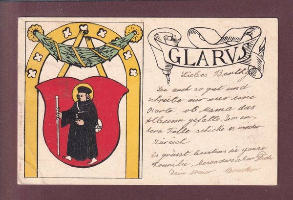 GLARUS - 1897 // Eckbug //