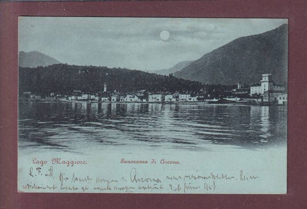 Panorama di ASCONA - Chiaro di luna - 1907